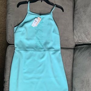NWT Laser Cut Banana Republic dress, Sz 12 Petite